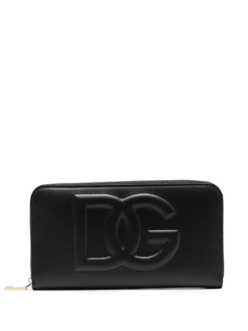 Portefeuille à logo embossé - Dolce & Gabbana - Modalova