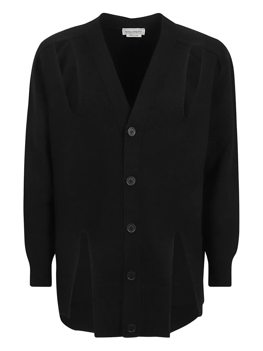 Alexander McQueen V-neck cardigan | Black | Image 1
