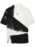 Alexander McQueen colourblock shirt - Black
