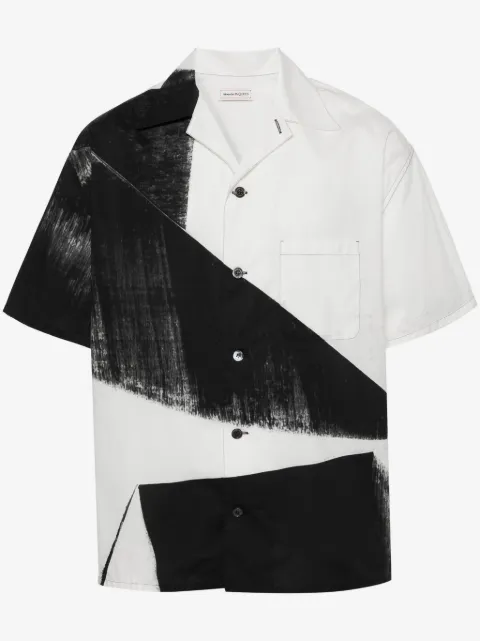 Alexander McQueen colourblock shirt