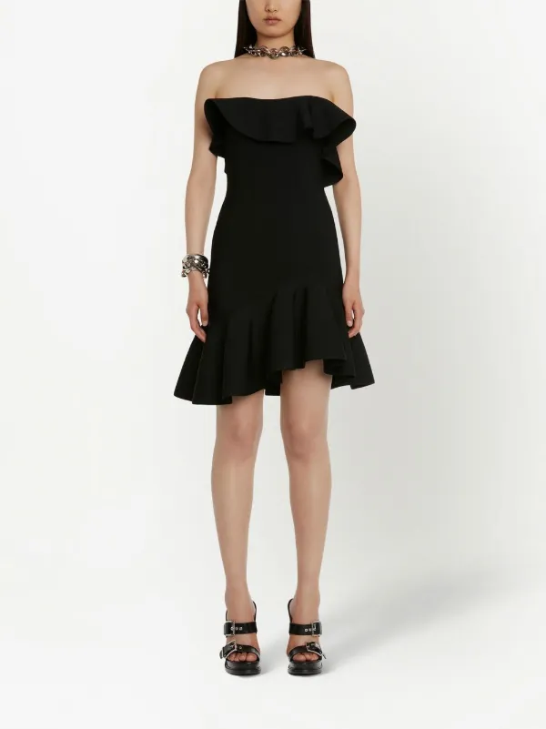 Alexander McQueen ミニドレス | ブラック | FARFETCH JP