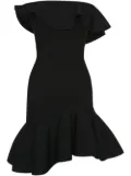 Alexander McQueen strapless ruffled minidress - Black
