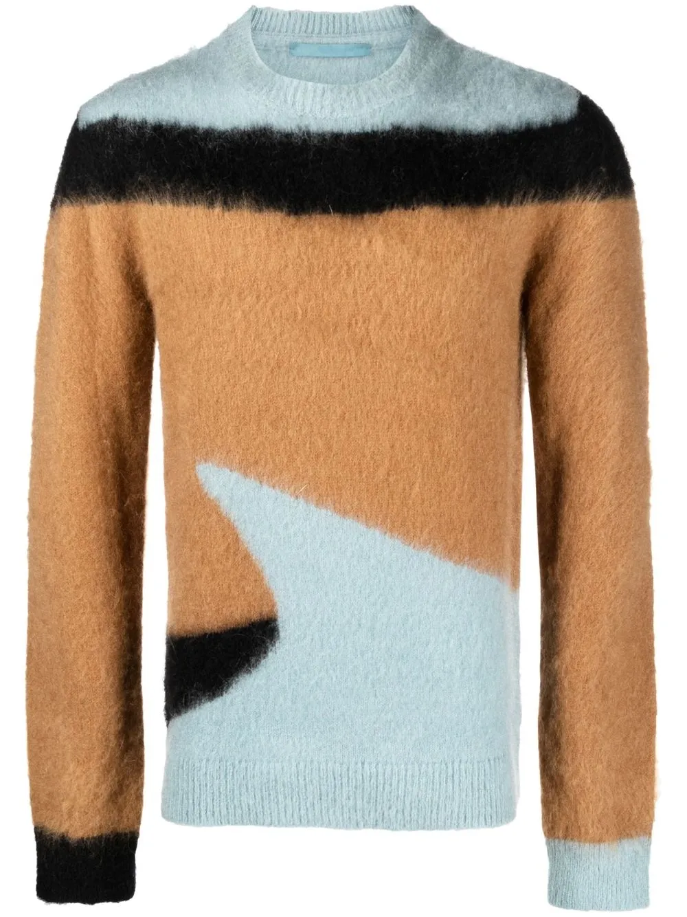 

Salvatore Santoro intarsia knit jumper - Azul