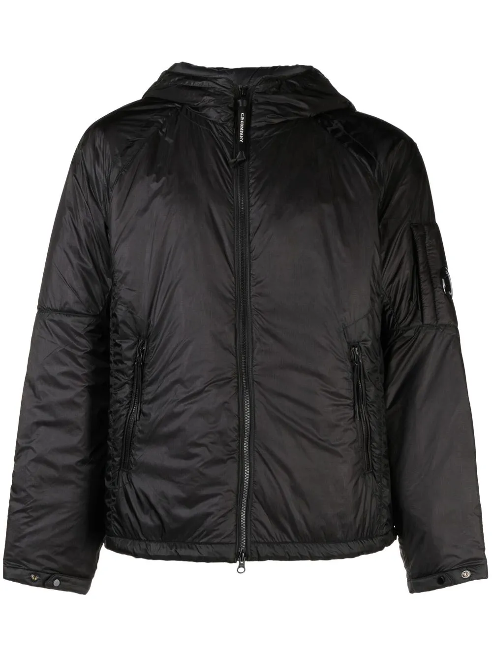 

C.P. Company Lens zipped padded jacket - Black