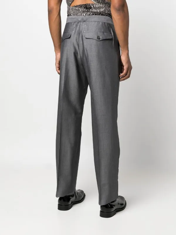MAISON MARGIELA Black Side Band Track Pants · VERGLE