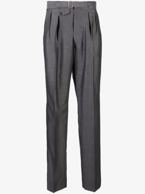 Maison Margiela pantalon fuselé à taille ceinturée