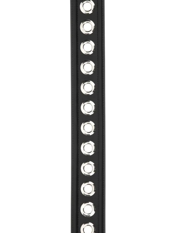 Alexander McQueen eyelet-detail 50mm Belt | Black | FARFETCH