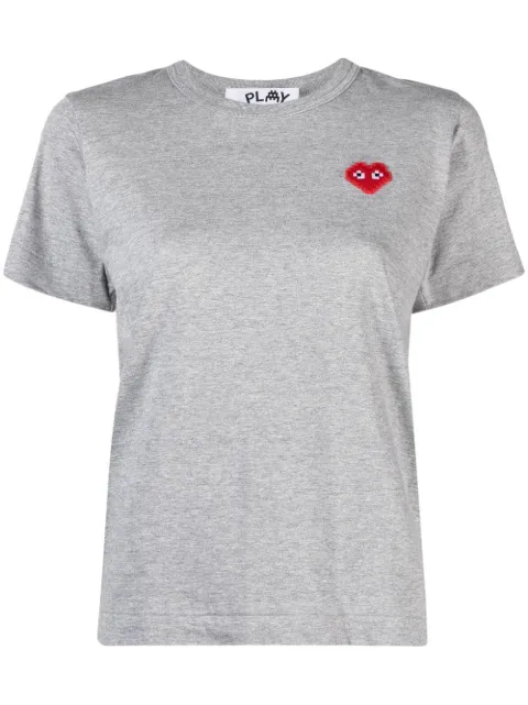 Comme Des Garçons Play logo-print cotton T-shirt