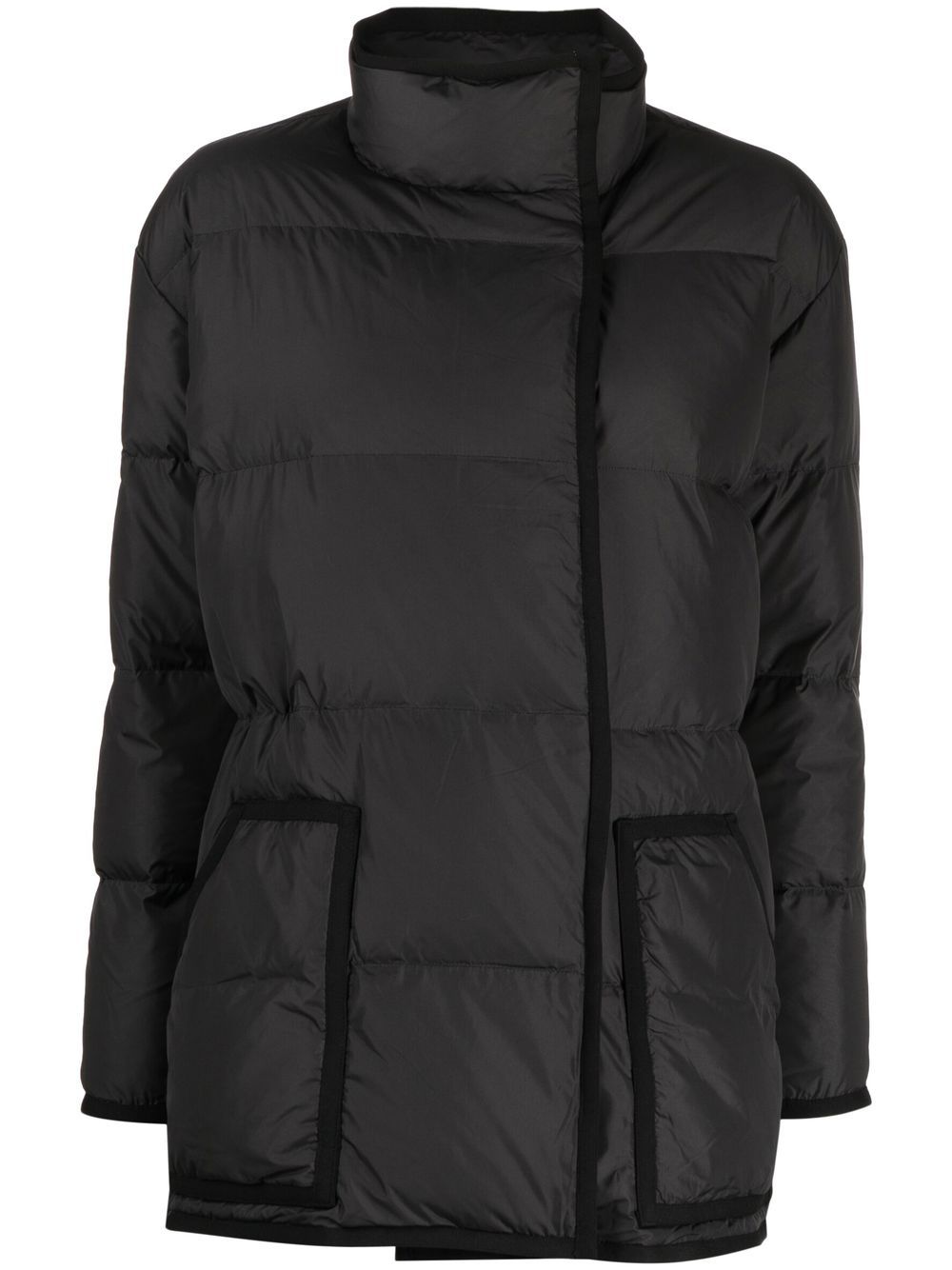 

James Perse funnel neck puffer coat - Black