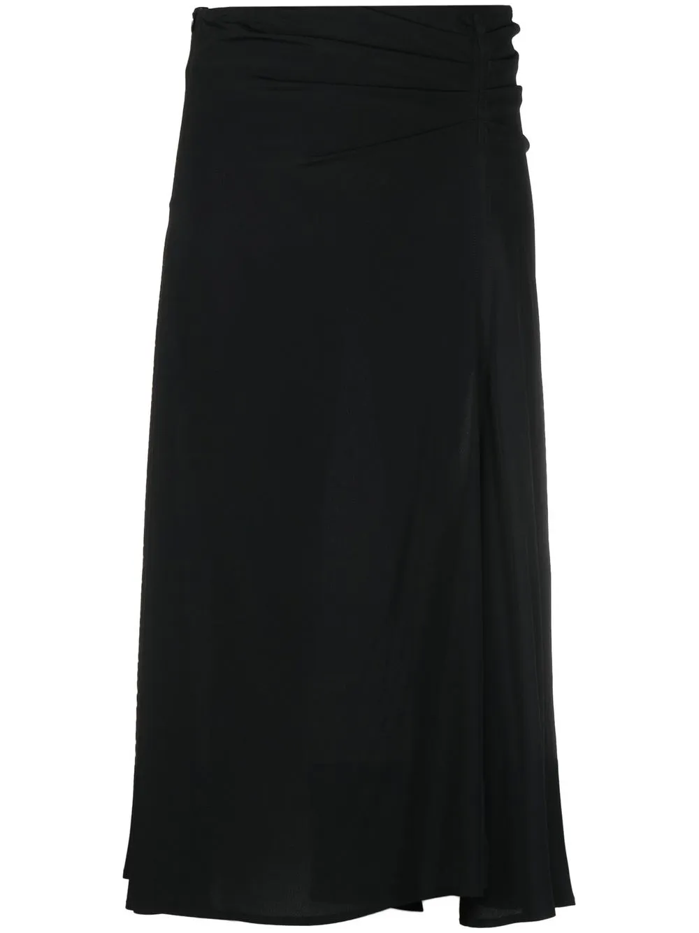 

Semicouture falda midi con cintura alta - Negro