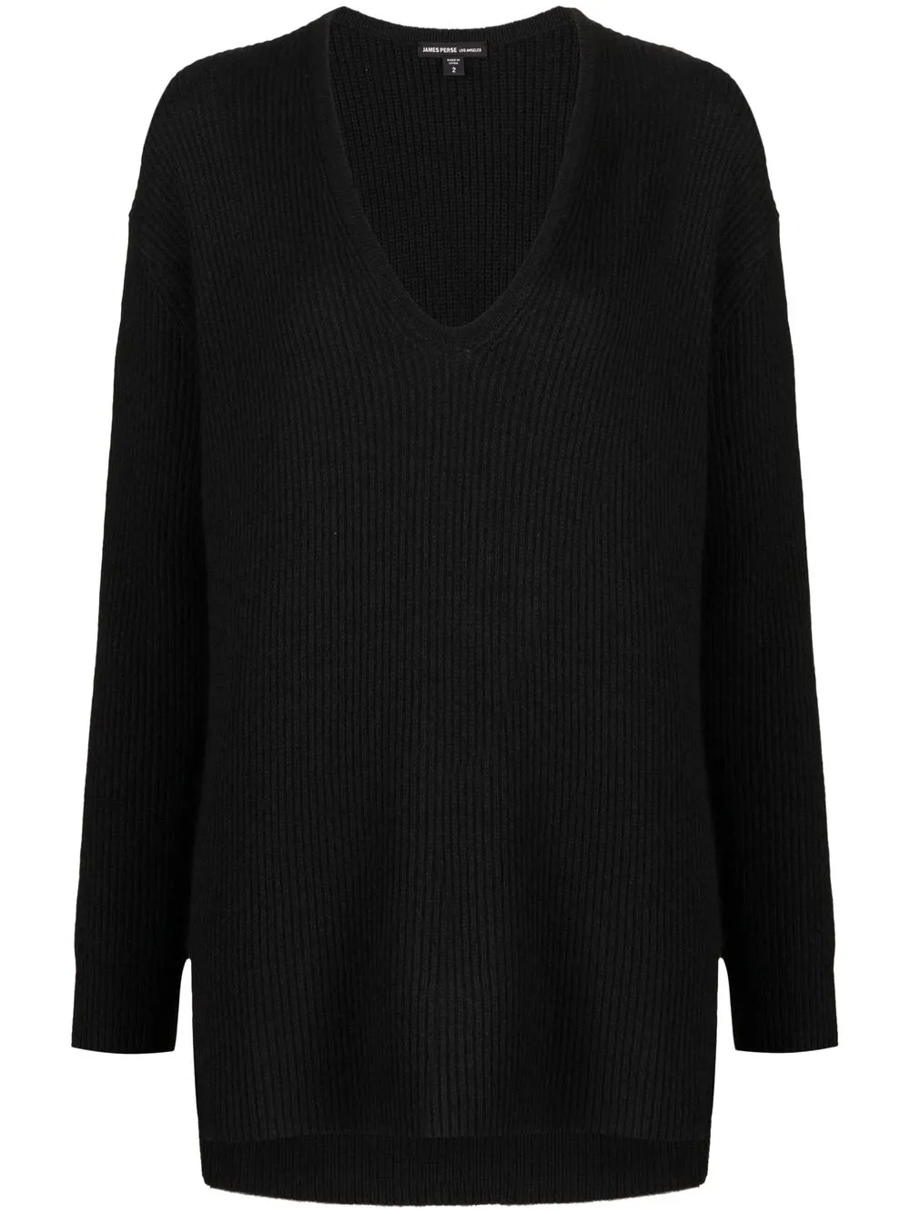 

James Perse V-neck pullover jumper - Black