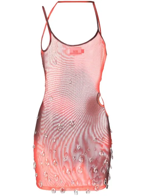 GCDS robe courte Sita Drops