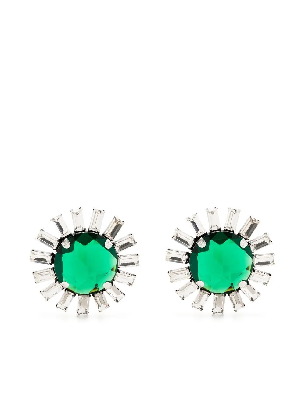 

Essentiel Antwerp crystal-embellished stud earrings - Green