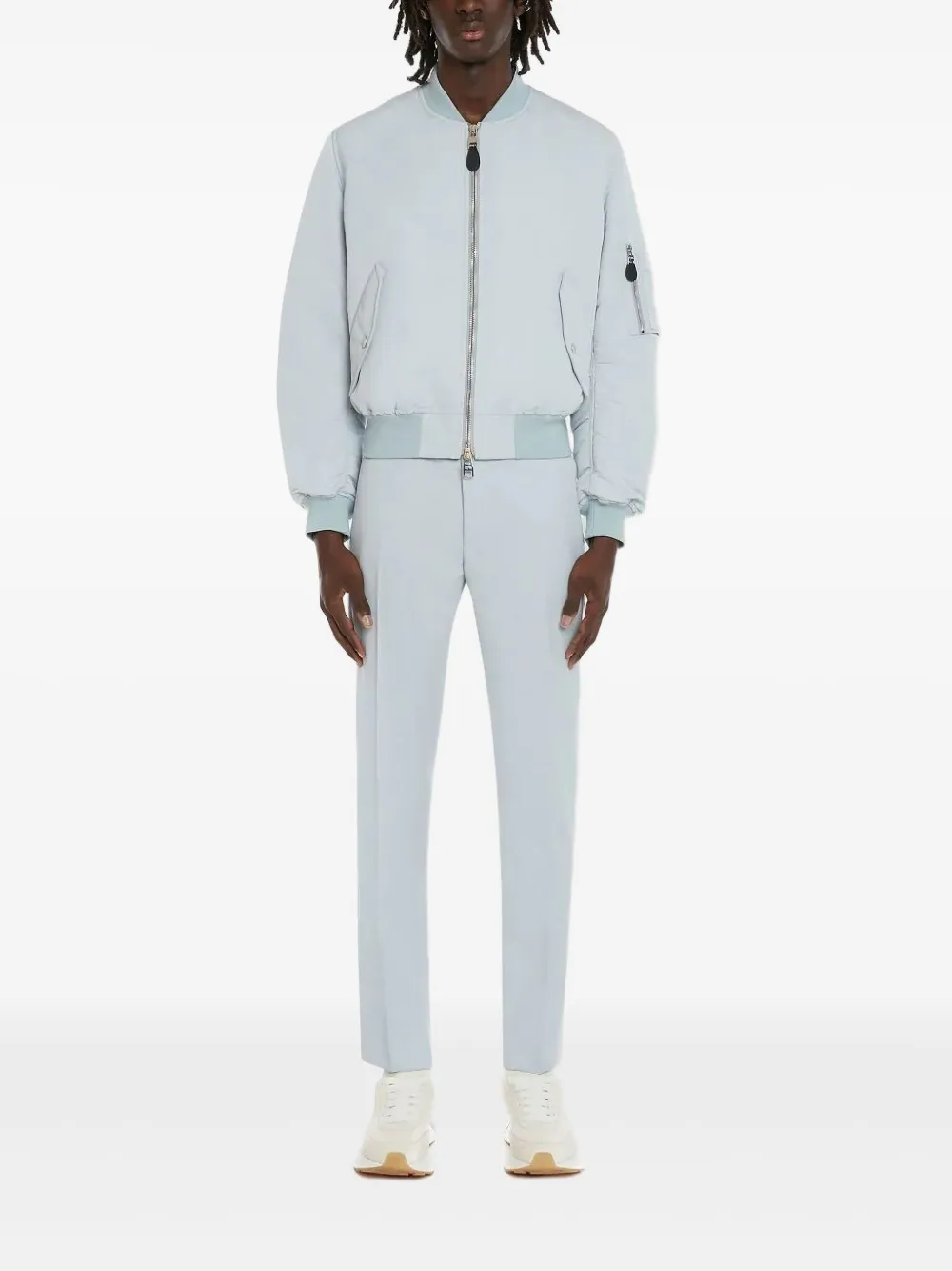 Alexander McQueen Wollen pantalon - Blauw