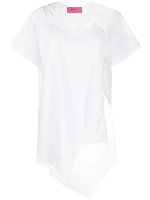 Viktor & Rolf Floating Time mesh-panel T-shirt