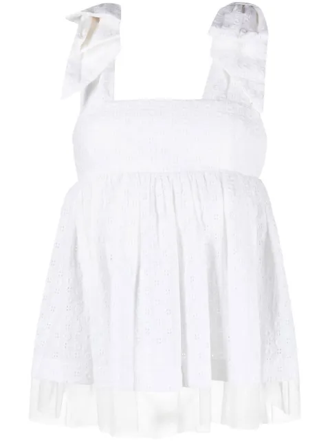 Viktor & Rolf flared sleeveless blouse