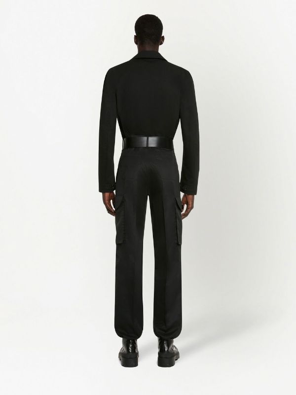 acuut Wiskunde priester Alexander McQueen Cropped Military Bomber Jacket - Farfetch