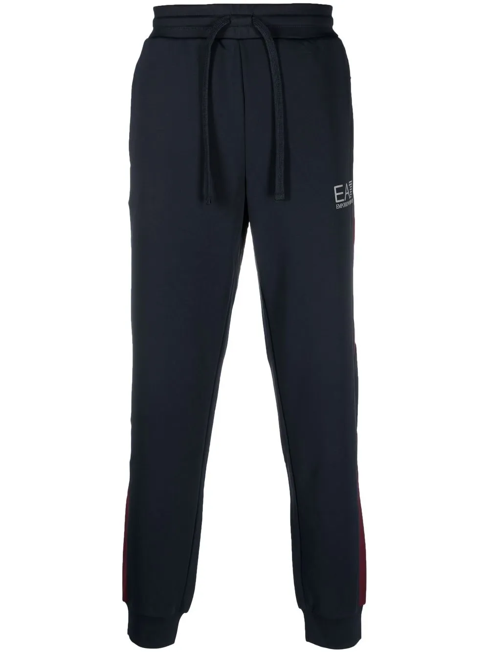 

Ea7 Emporio Armani logo-print track pants - Blue