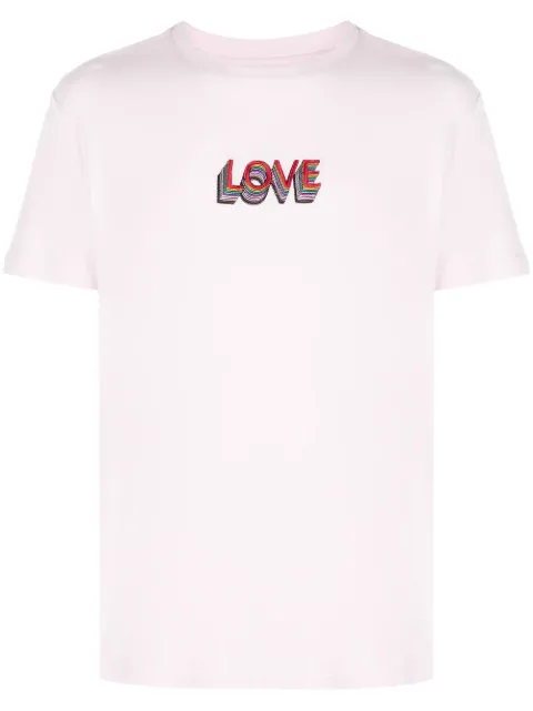 Viktor & Rolf Love-print cotton-blend T-shirt