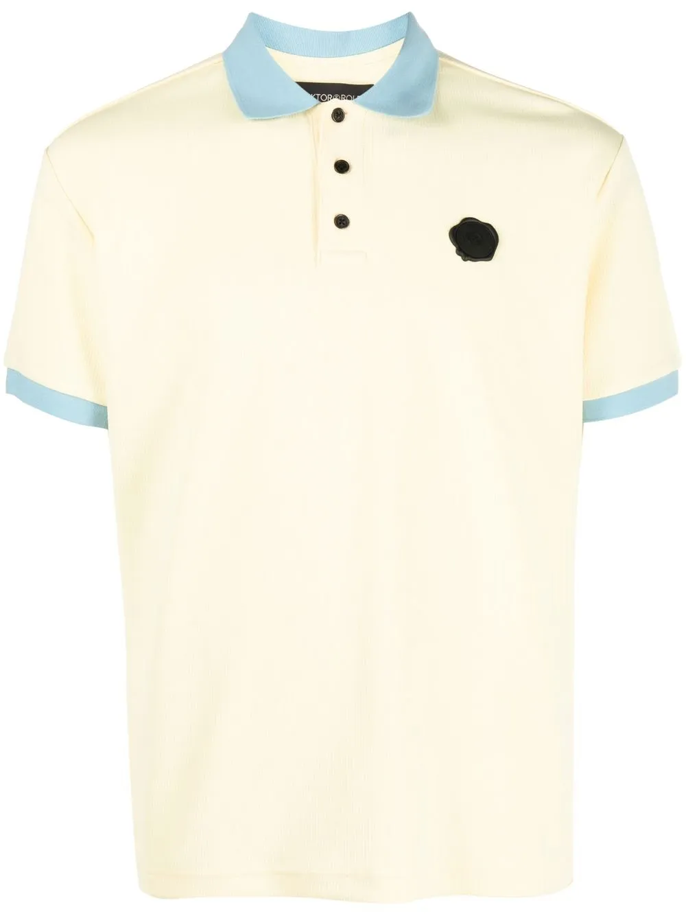 

Viktor & Rolf logo-patch polo shirt - Yellow