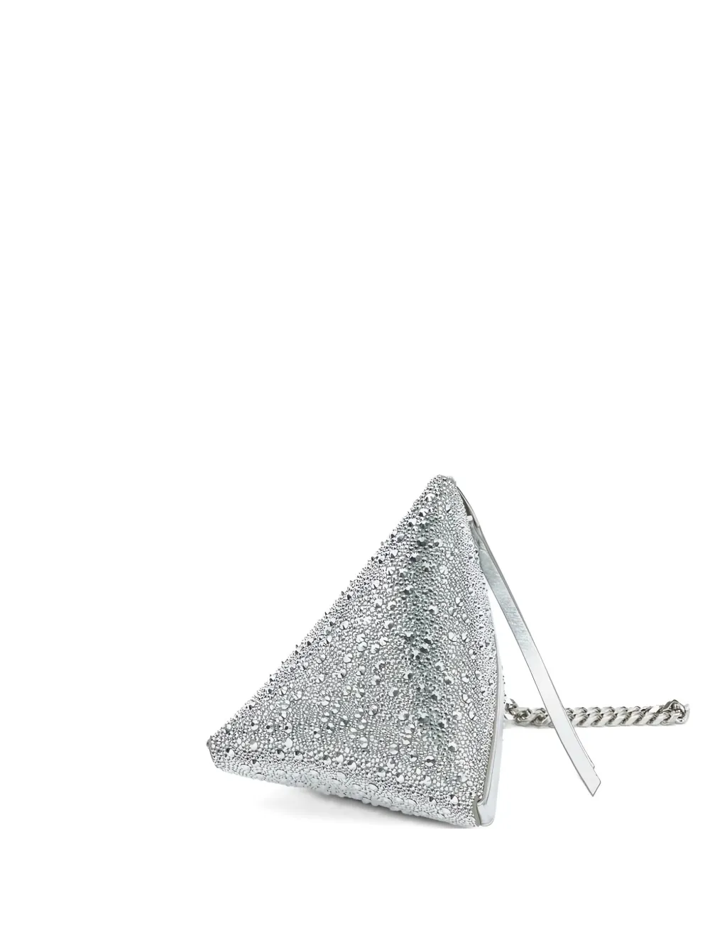 Alexander McQueen Pouch The Curve con decorazione | argento | Image 1
