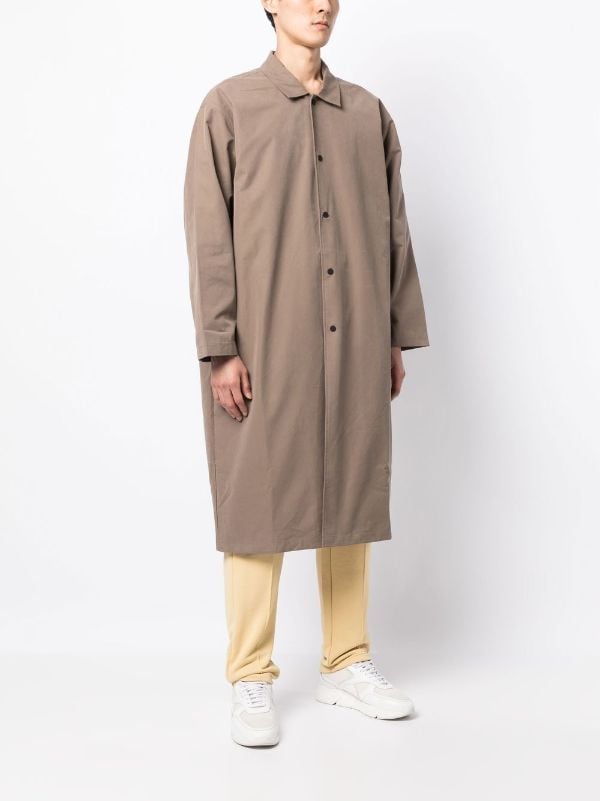 FEAR OF GOD ESSENTIALS Long single-breasted Coat - Farfetch