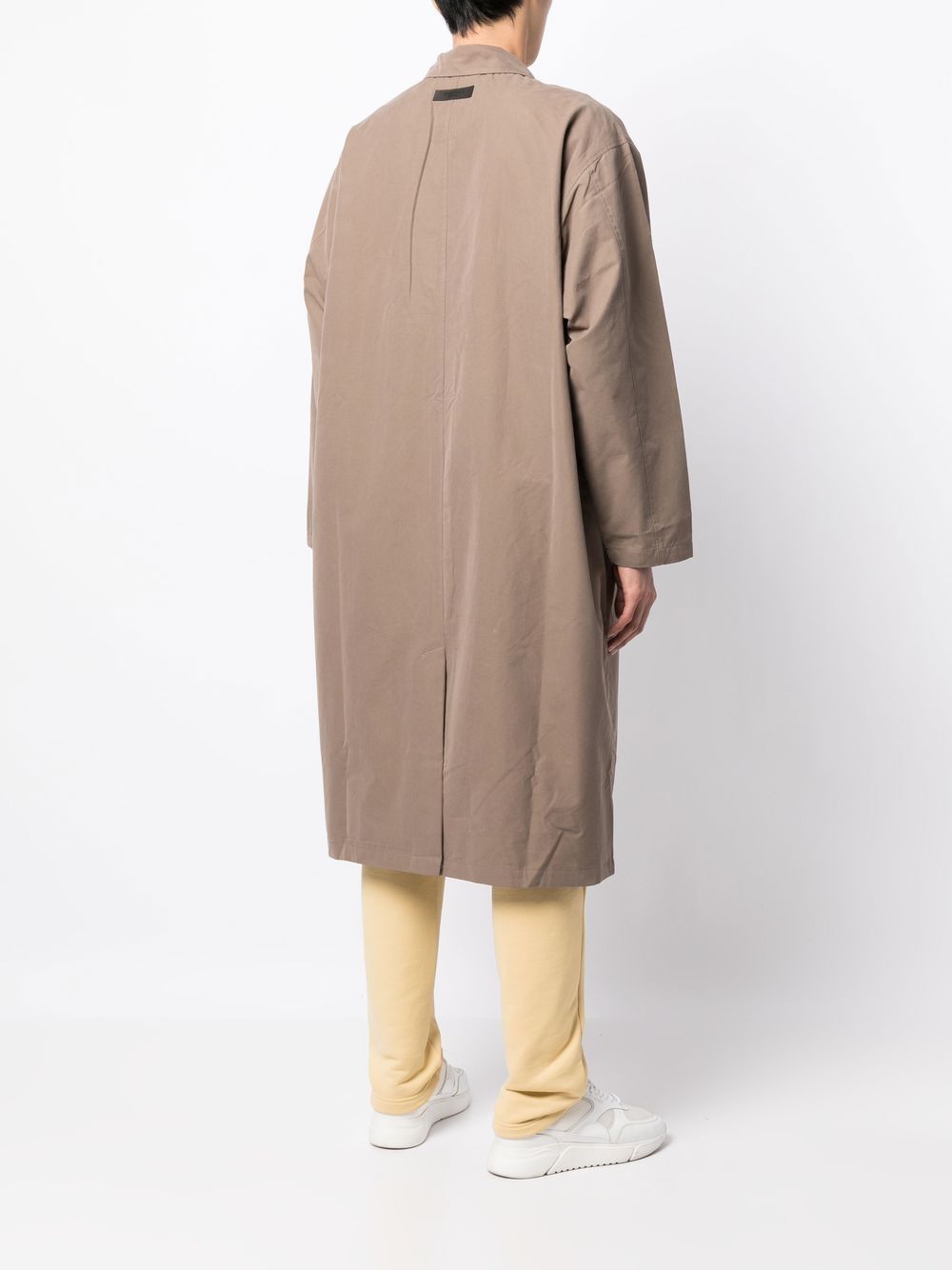 FEAR OF GOD ESSENTIALS long single-breasted coat Men