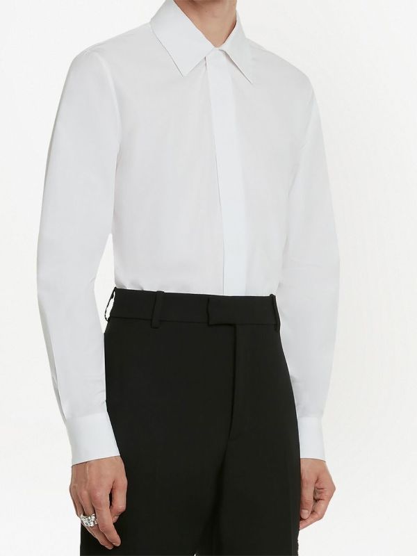 Alexander McQueen Cotton long-sleeved Shirt - Farfetch