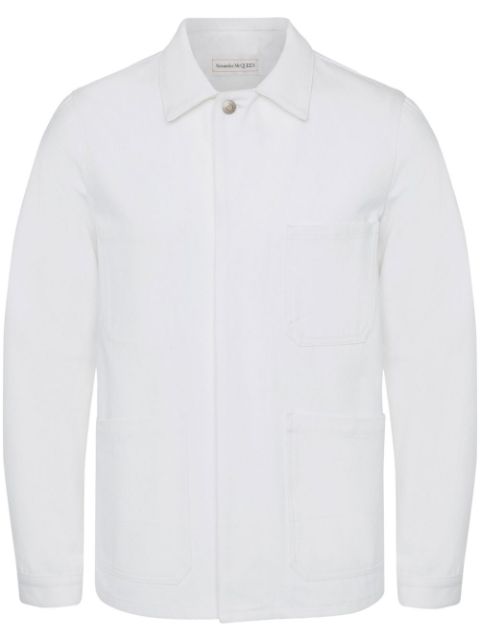 Alexander McQueen cotton long-sleeved shirt Men