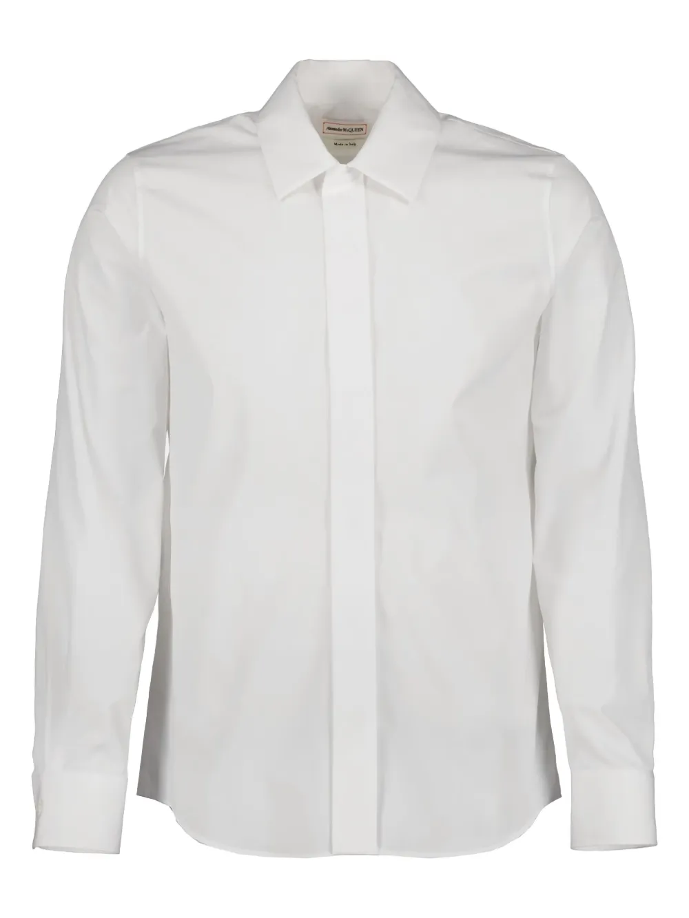 Alexander McQueen cotton long-sleeved shirt | White | Image 1