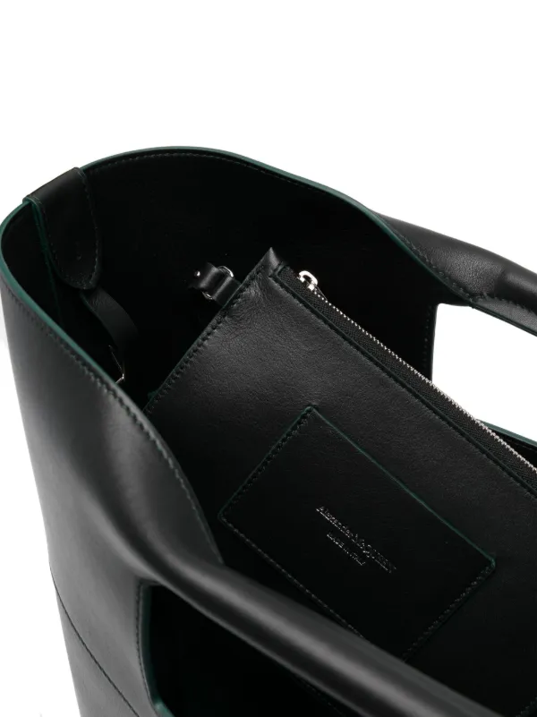 Alexander McQueen レザー トートバッグ | ブラック | FARFETCH JP