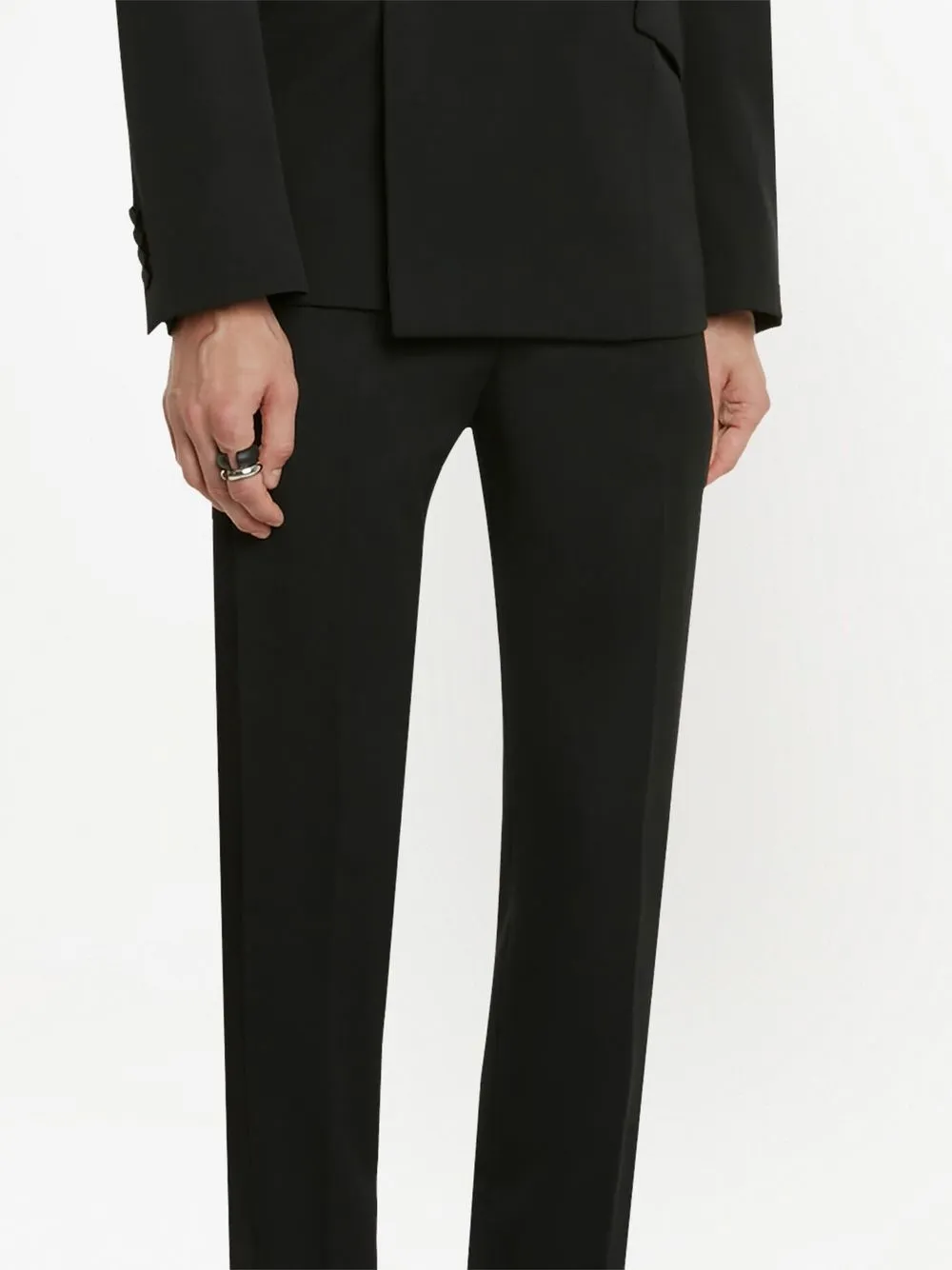 Alexander Mcqueen Hose Mit Schmalem Schnitt In Black