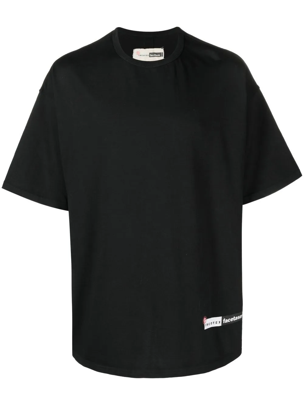 

Incotex logo-print short-sleeve T-shirt - Black