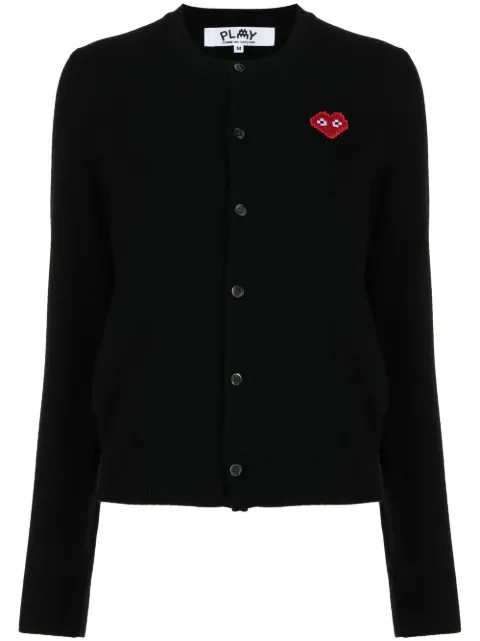 Comme Des Garçons Play كارديغان بشارة شعار الماركة