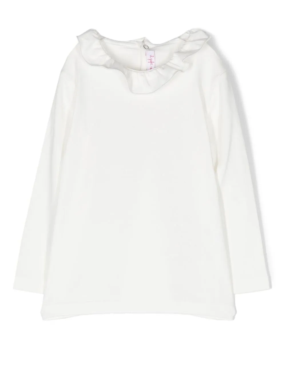 

Il Gufo ruffled-collar long-sleeve top - White