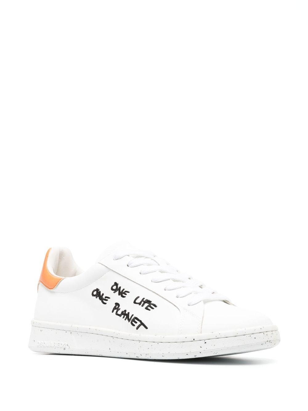 Dsquared2 Sneakers met geborduurde tekst - Wit