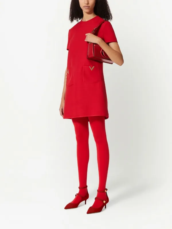 Valentino Garavani Crepe Couture Dress | Red | FARFETCH JO