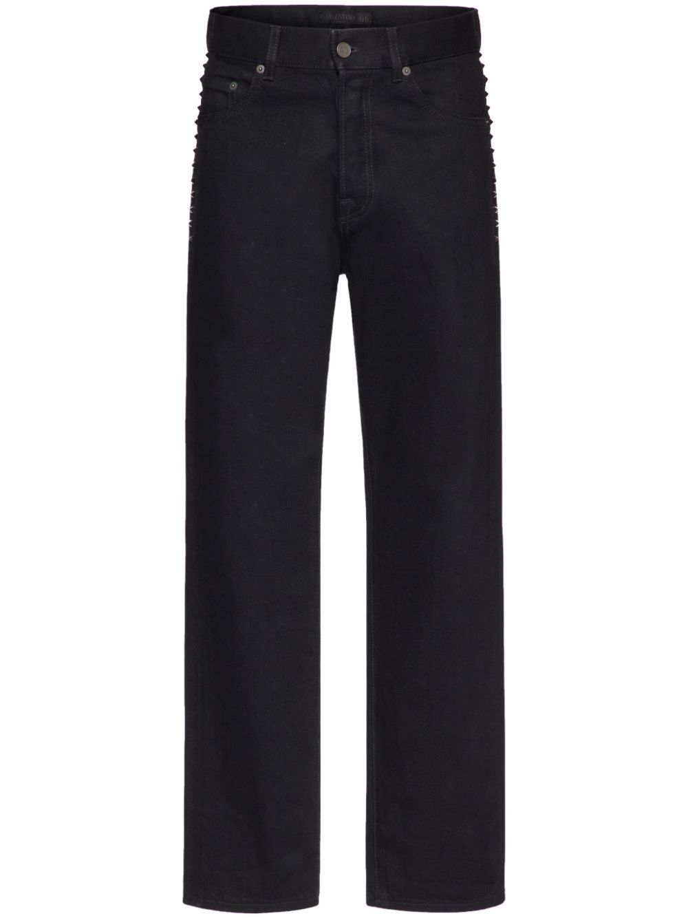 Untitled studs straight-leg jeans