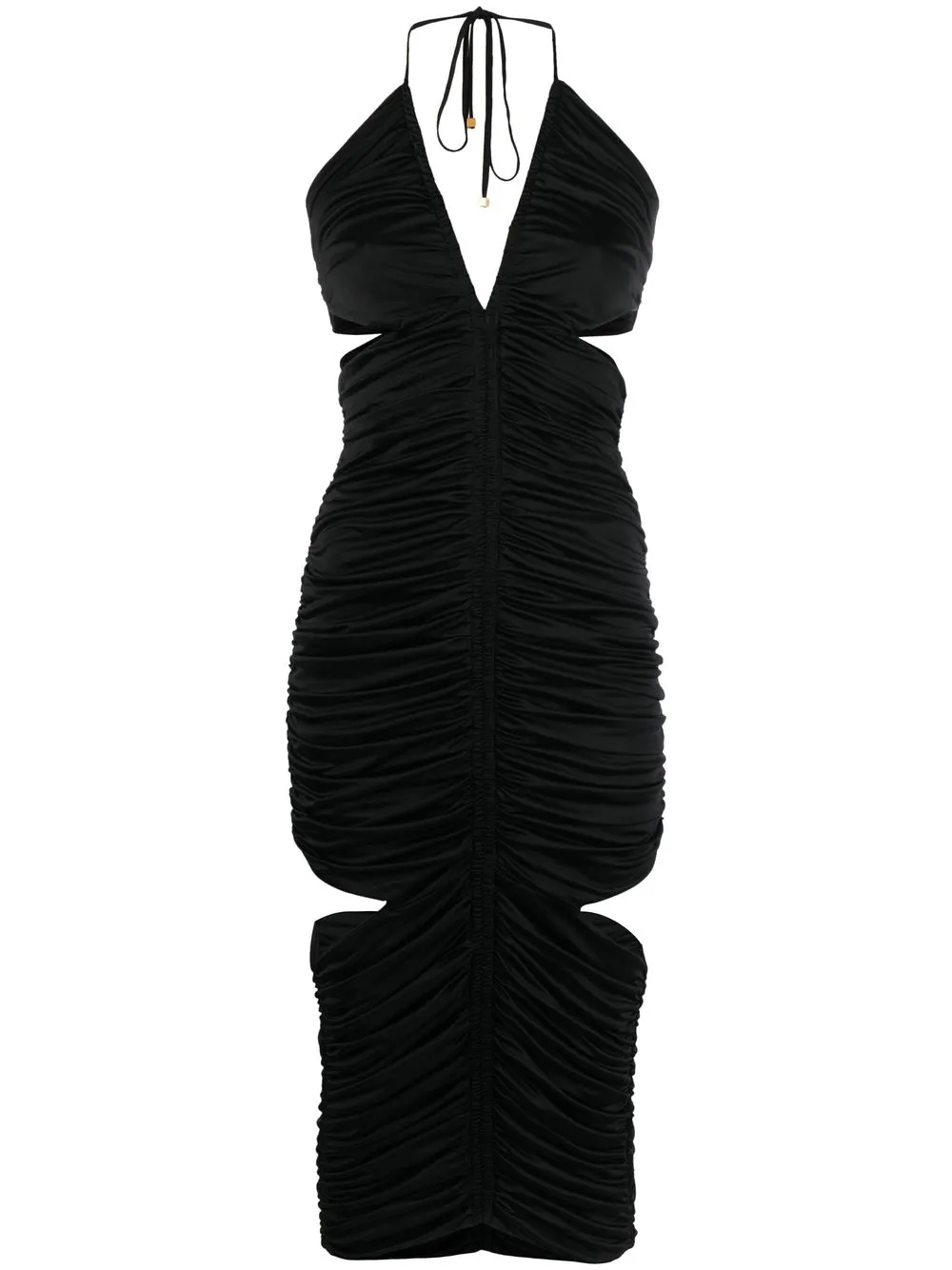 

Blumarine cut-out detail midi dress - Black