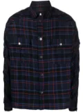 GmbH plaid-check print shirt - Blue