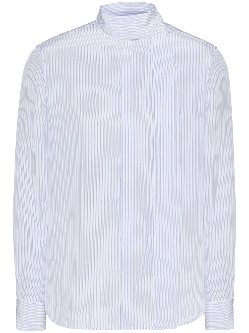 Valentino Garavani Overhemd met sjaaldetail Blauw