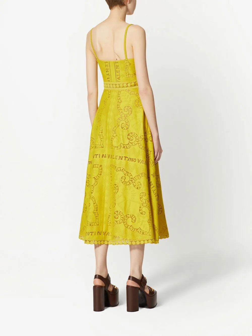 Valentino Garavani Lace embroidered Midi Dress Farfetch valentino-garavani-lace-embroidered-midi-dress-farfetch