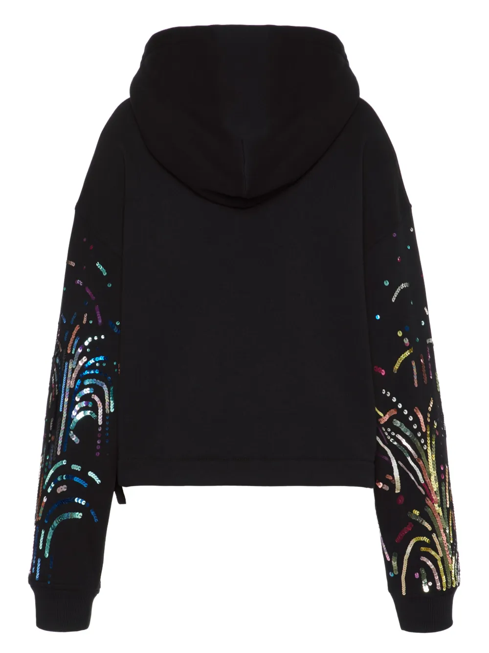  Valentino Garavani Oversized Hoodie Mit Logo   Schwarz 