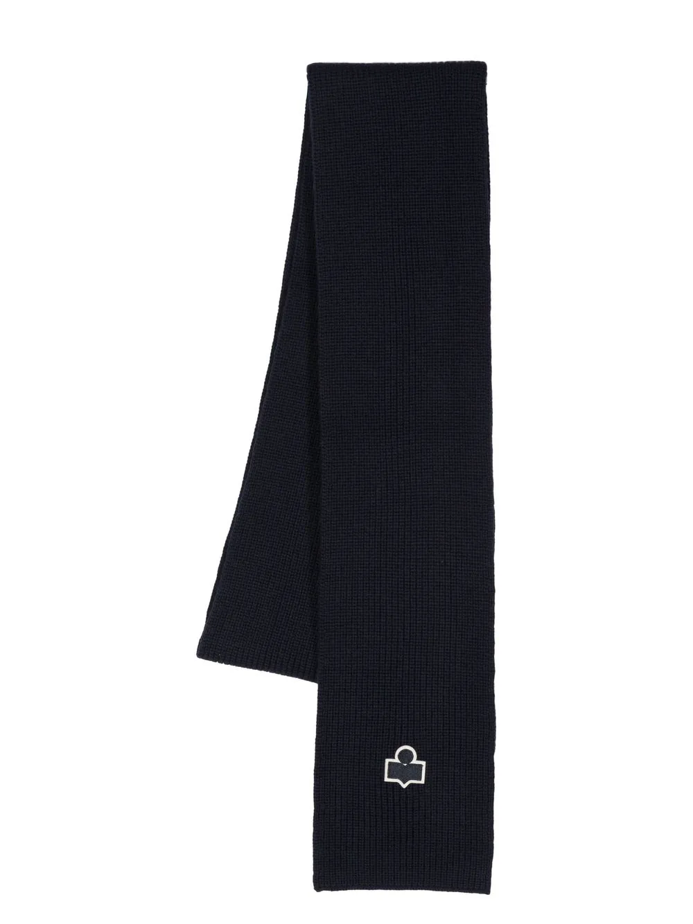 

Isabel Marant knitted merino-wool scarf - Blue