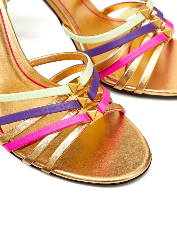 Valentino discount rainbow sandals