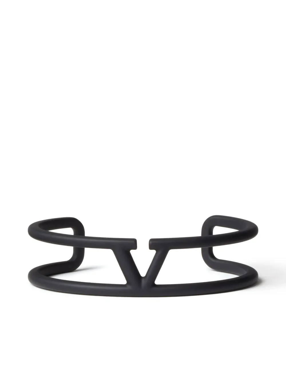 Valentino Garavani VLogo Signature rubbereffect Cuff Bracelet Farfetch