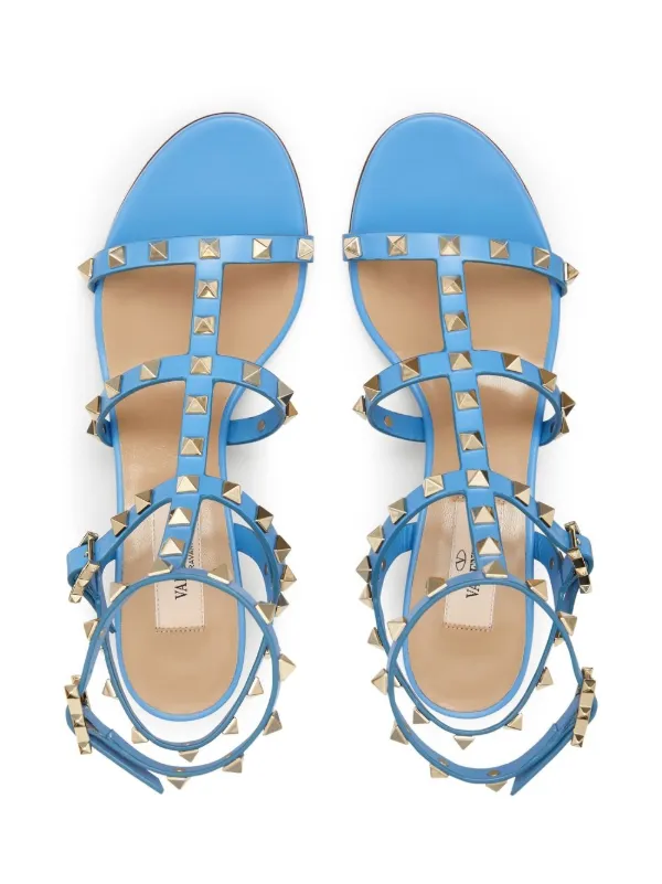 valentino shoes studded blue