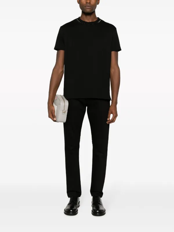 Valentino Garavani Untitled stud-embellished Cotton T-shirt