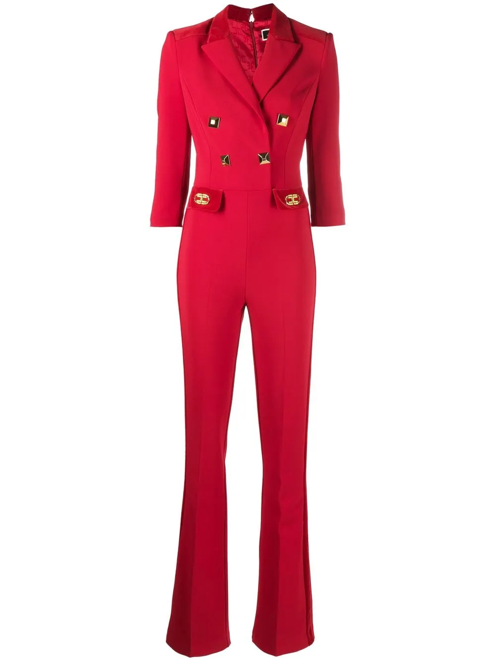 

Elisabetta Franchi double-breasted flared jumpsuit