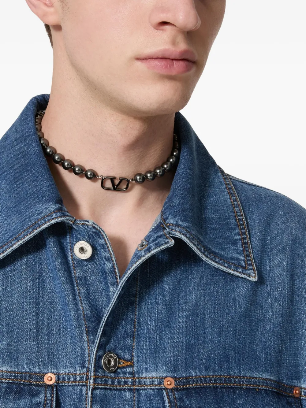 VALENTINO ガラバニVロゴネックレス Valentino Garavani ヴァレンティノ・ガラヴァーニ Vロゴ